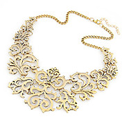 Vinatge Hollow Flower Verklaring Ketting