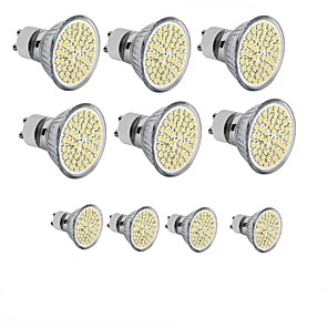 3,5 W 300-350 lm GU10 GU5.3(MR16) E26/E27 LED Σποτάκια MR16 60SMD leds SMD 2835 Διακοσμητικό ΘεÏμό Λευκό ΨυχÏÏŒ Λευκό 110-130V DC 12V